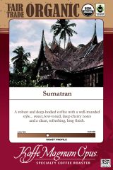Fair Trade Organic Sumatran Coffee